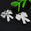 Pendant. Fashion Zinc Alloy jewelry findings. Bowknot 18x17mm. Sold by Bag
