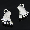 Pendant. Fashion Zinc Alloy jewelry findings. Foot 16x10mm. Sold by Bag
