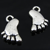 Pendant. Fashion Zinc Alloy jewelry findings. Foot 16x10mm. Sold by Bag