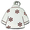 Zinc Alloy Enamel Pendant. Fashion Jewelry Findings. clothes 36x34mm. Sold by PC