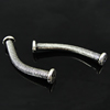 Tube,Fashion Zinc Alloy jewelry Finding,36x4mm Hole size1mm sold by Bag

