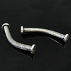 Tube,Fashion Zinc Alloy jewelry Finding,36x4mm Hole size1mm sold by Bag