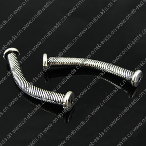 Tube,Fashion Zinc Alloy jewelry Finding,36x4mm Hole size1mm sold by Bag