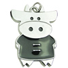 Zinc Alloy Enamel Pendant. Fashion Jewelry Findings. Animal 33x42mm. Sold by PC
