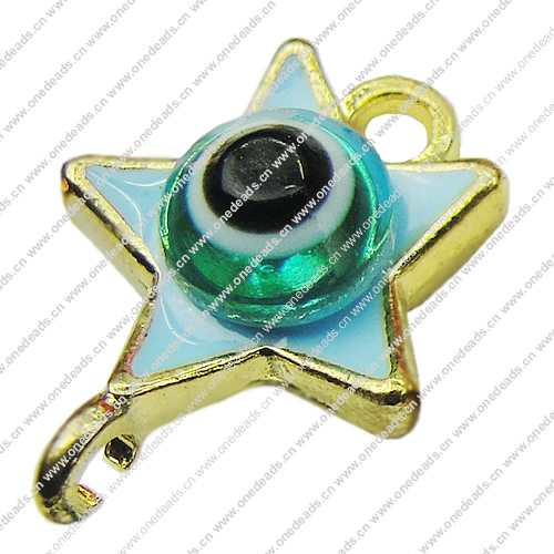Zinc Alloy Enamel Connector, Fashion jewelry findings, Many colors for choice, Flower 11x15mm, Sold by PC