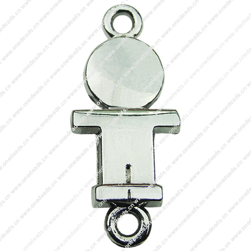 Connector. Fashion Zinc Alloy Jewelry Findings. People 13x29mm. Sold by PC