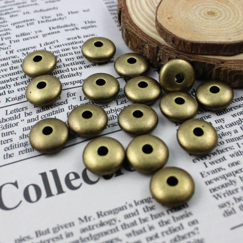 Stock: Antique bronze CCB Plastic Rondelle Beads DIY-Accessory for Bracelets and Necklace, Sold by Bag