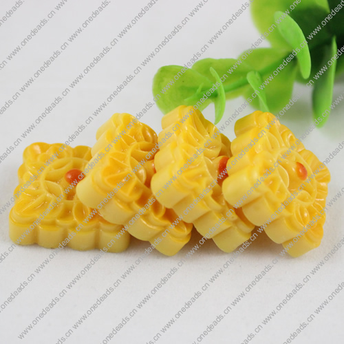 Flat Back Resin Cookies Cabochons Jewelry Fit Mobile Phone Hairpin Headwear Yearning DIY Accessories 23mm