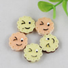 Back Resin Cute Cookies Cabochons Jewelry Fit Mobile Phone Hairpin Headwear Yearning DIY Accessories 15mm
