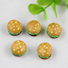 Flat Back Resin Cute Hamburg Cabochons Jewelry Fit Mobile Phone Hairpin Headwear Yearning DIY Accessories 13mm

