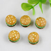 Flat Back Resin Cute Hamburg Cabochons Jewelry Fit Mobile Phone Hairpin Headwear Yearning DIY Accessories 13mm