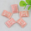 Back Resin Cute Sweets Cabochons Jewelry Fit Mobile Phone Hairpin Headwear Yearning DIY Accessories 18x12mm
