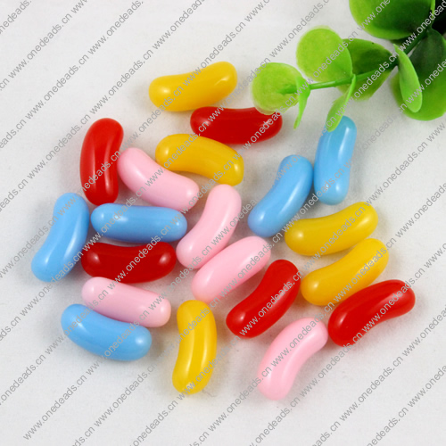 Back Resin Color Soft Sweets Cabochons Jewelry Fit Mobile Phone Hairpin Headwear Yearning DIY Accessories 21x8mm