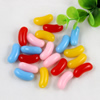 Back Resin Color Soft Sweets Cabochons Jewelry Fit Mobile Phone Hairpin Headwear Yearning DIY Accessories 21x8mm