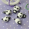Resin Animal Lesser Panda Pendants & Charms For Children DIY Jewelry Necklace & Bracelet Accessories 21x17mm, Sold By Bag
