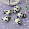 Resin Animal Lesser Panda Pendants & Charms For Children DIY Jewelry Necklace & Bracelet Accessories 21x17mm, Sold By Bag