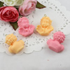 Resin Christmas Angel Pendants & Charms For Children DIY Jewelry Necklace & Bracelet Accessories 30x27mm
