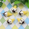 Resin Cute Ice cream Cone Pendants & Charms For Children DIY Jewelry Necklace & Bracelet Accessories 21x12mm
