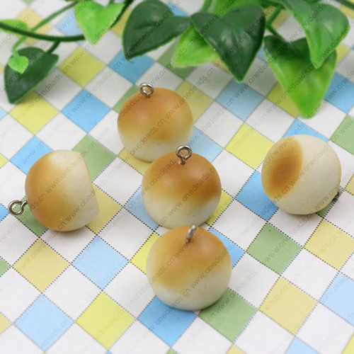 Resin Cute Milk Bean Pendants & Charms For Children DIY Jewelry Necklace & Bracelet Accessories 19x16mm