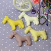 Flat Back Resin Animal Horse Cabochons Jewelry Fit Mobile Phone Hairpin Headwear DIY Accessories 53x37mm Sold by Bag

