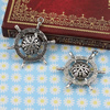 Pendant. Fashion Zinc Alloy jewelry findings. Wheel 41x37mm. Sold by KG
