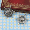 Pendant. Fashion Zinc Alloy jewelry findings. Wheel 41x37mm. Sold by KG