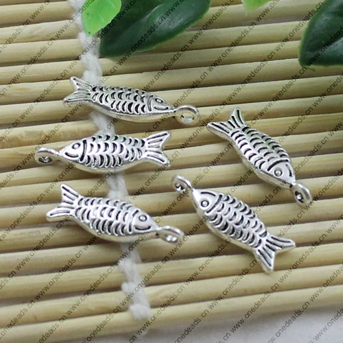 Pendant. Fashion Zinc Alloy jewelry findings .Animal 20x6mm. Sold by KG