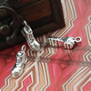 Pendant. Fashion Zinc Alloy jewelry findings. Shoes 24x7mm. Sold by KG
