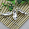 Pendant. Fashion Zinc Alloy jewelry findings. Shoes 38x13mm. Sold by KG