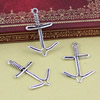 Pendant. Fashion Zinc Alloy jewelry findings. Anchor 38x24.5mm. Sold by KG
