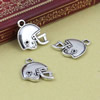 Pendant. Fashion Zinc Alloy jewelry findings. Skeleton 26x9mm. Sold by KG