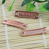 Connector. Fashion Zinc Alloy Jewelry Findings. 36x10mm. Sold by KG  