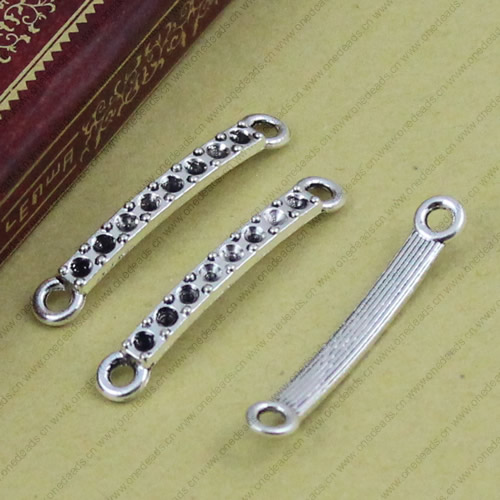 Connector. Fashion Zinc Alloy Jewelry Findings.  35x5mm. Sold by KG  