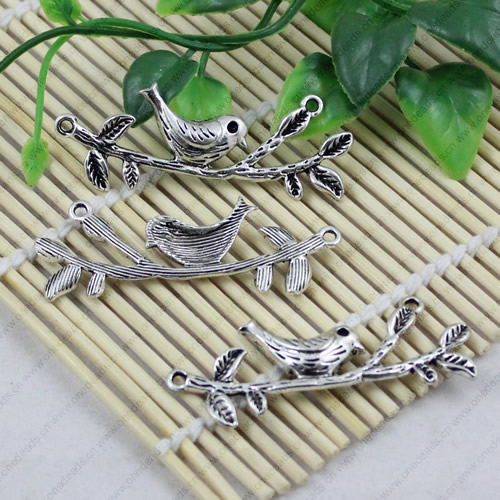 Connector. Fashion Zinc Alloy Jewelry Findings. Animal 37.5x23mm. Sold by KG  