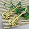 Connector. Fashion Zinc Alloy Jewelry Findings. Guitar 94x39mm. Sold by KG  