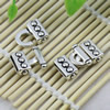 Clasps. Fashion Zinc Alloy Jewelry Findings. Lead-free. 23x14.5mm. Hole:10.5x3.5mm. Sold by KG