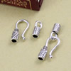 Clasps, Zinc Alloy Jewelry Findings Lead-free, 12x5.5mm 18x9mm, Hole:4mm, Sold by KG 