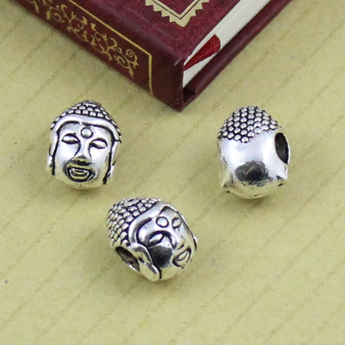 Europenan style Beads. Fashion jewelry findings. 14x10mm, Hole size:5mm. Sold by KG