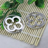 Brooch/Hairpin Head, Fashion Zinc Alloy Jewelry Findings. 43x43mm Sold by KG  