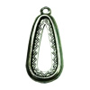 Zinc Alloy Cabochon Settings. Fashion Jewelry Findings. 15x32mm Inner dia:10x25mm. Sold by Bag