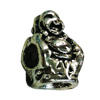 Europenan style Beads. Fashion jewelry findings. Buddha 14x9mm, Hole size:4mm. Sold by Bag 