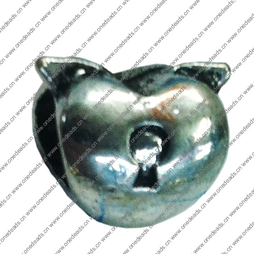 Europenan style Beads. Fashion jewelry findings.  10x9mm, Hole size:5mm. Sold by Bag 