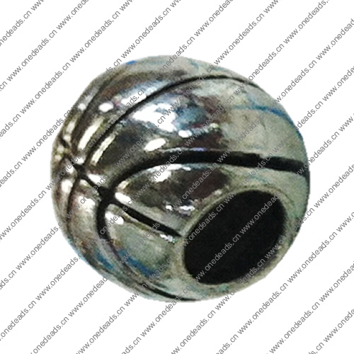 Europenan style Beads. Fashion jewelry findings.  10x9mm, Hole size:4.5mm. Sold by Bag 