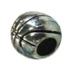 Europenan style Beads. Fashion jewelry findings.  10x9mm, Hole size:4.5mm. Sold by Bag 
