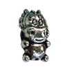 Europenan style Beads. Fashion jewelry findings.  Animal 14x8.5mm, Hole size:5mm. Sold by Bag 
