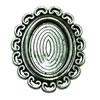 Zinc Alloy Cabochon Settings. Fashion Jewelry Findings. 24x29mm Inner dia:18x13mm. Sold by Bag
