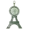 Zinc Alloy Cabochon Settings. Fashion Jewelry Findings. 36x70mm Inner dia:20mm. Sold by Bag