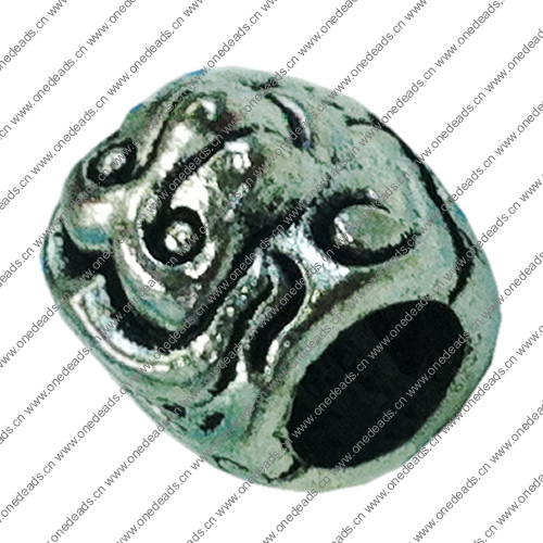 Europenan style Beads. Fashion jewelry findings.  10x10mm, Hole size:5mm. Sold by Bag 