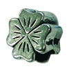 Europenan style Beads. Fashion jewelry findings. Flower 11x11mm, Hole size:4.5mm. Sold by Bag 
