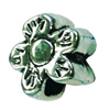 Europenan style Beads. Fashion jewelry findings. Flower 11x12mm, Hole size:4mm. Sold by Bag 
